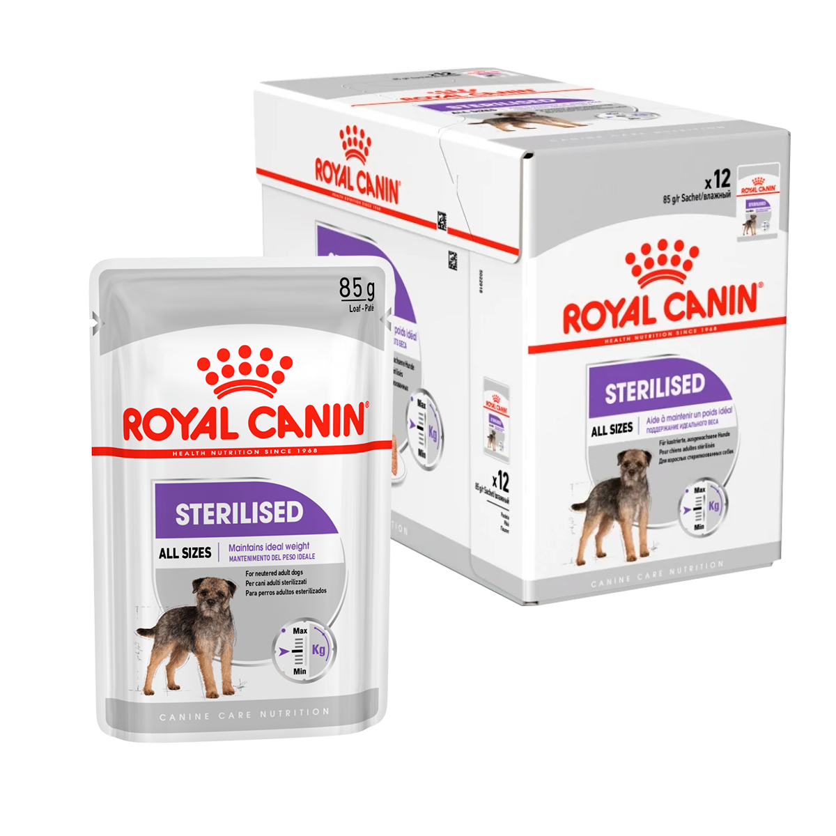 Multa Instrumento panel Comprar Alimento húmedo perros esterilizados Royal Canin Canine All Sizes  sobre 85 gr | Forrajes Cominter S.L.