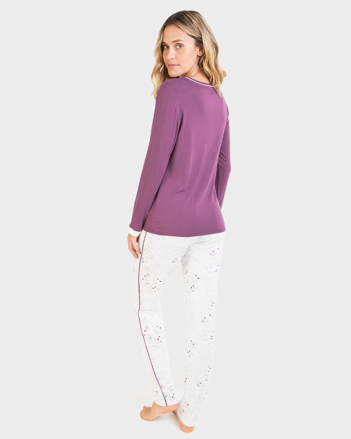 MASSANA pijama mujer manga larga-2