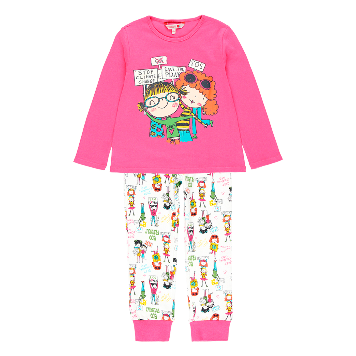 BOBOLI Pijama interlock estampado niñas de niña
