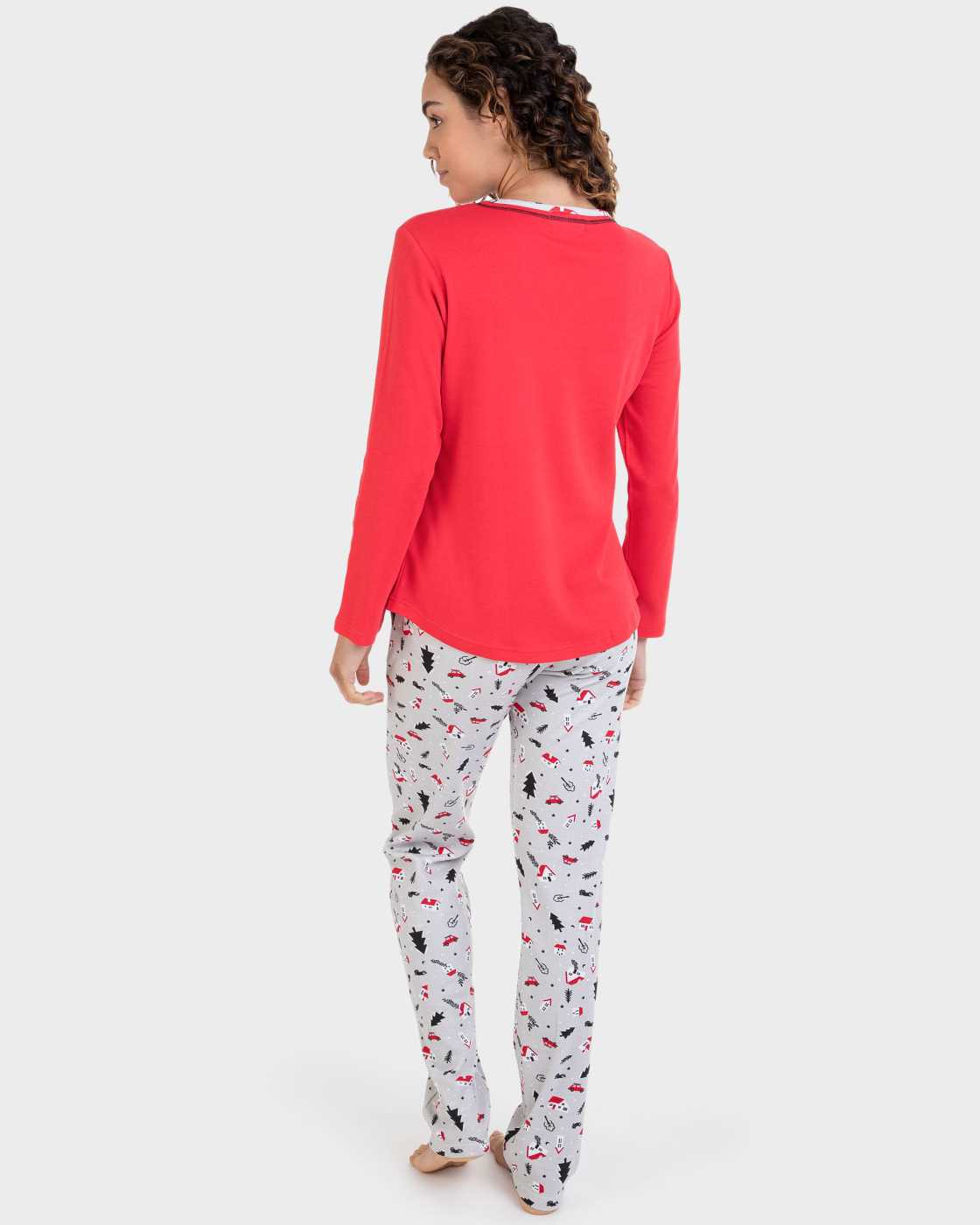 MASSANA pijama mujer manga larga-3