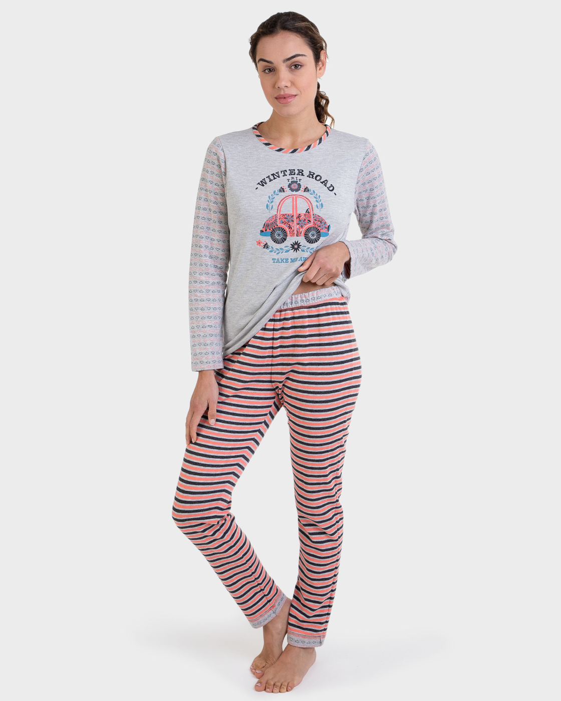 MASSANA pijama mujer manga larga-2