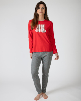 MASSANA pijama mujer manga larga