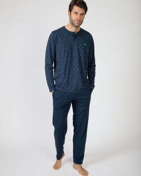 MASSANA pijama hombre manga larga