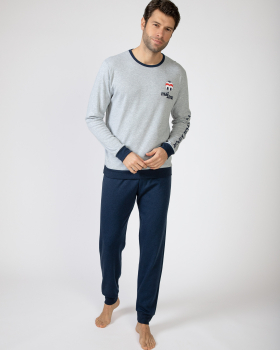 MASSANA pijama hombre manga larga