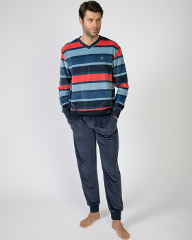 MASSANA pijama hombre manga larga