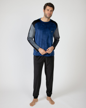 MASSANA pijama hombre manga larga