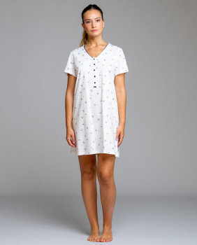 EGATEX camisón manga corta mujer