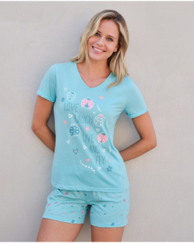 MASSANA pijama manga corta mujer