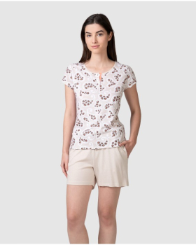 MASSANA pijama manga corta mujer