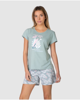 MASSANA pijama manga corta mujer