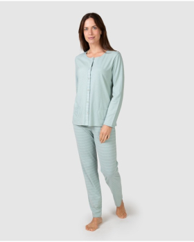 MASSANA pijama manga larga, abierto mujer