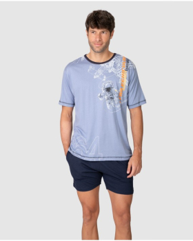MASSANA pijama manga corta hombre