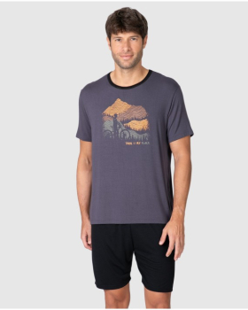 MASSANA pijama manga corta hombre