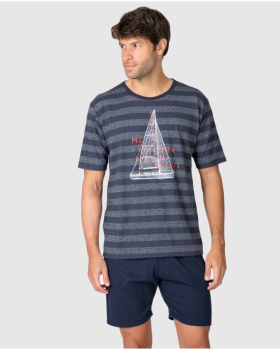 MASSANA pijama manga corta hombre