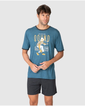 MASSANA pijama manga corta hombre