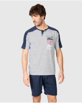 MASSANA pijama manga corta hombre