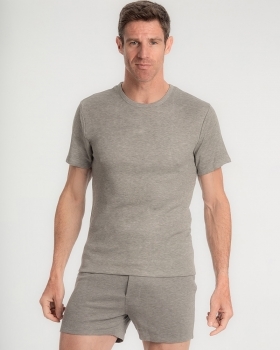 Camiseta hombre termal m/corta cuello redondo de invierno - 2