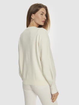 Cardigan crema - 4
