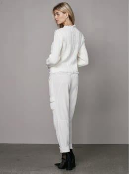 Pantalones modelo Yui color crema - 4