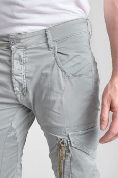 Pantalón Cargo Alban Gris - 5