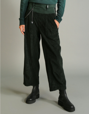 HIGH Pantalón ancho pana - 2