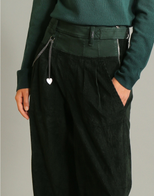 HIGH Pantalón ancho pana - 5