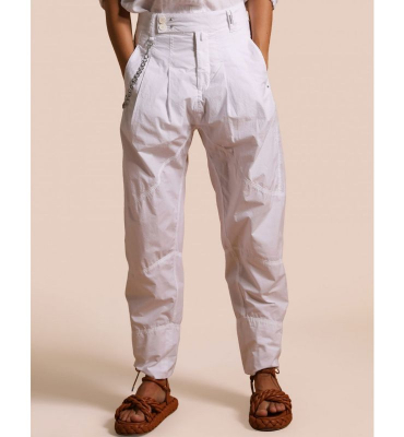 HIGH Pantalón ancho de popelín ligero - 2