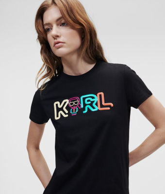 KARL LAGERFELD Camiseta con el logotipo de Karl en gelatina - 1