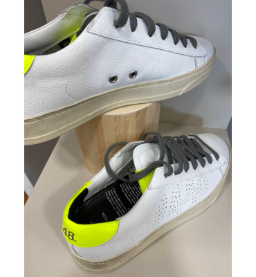 P448 Sneakers  color amarillo fluor - 3