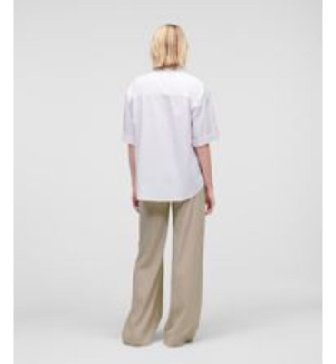 KARL LAGERFELD Camisa manga corta blanca - 4