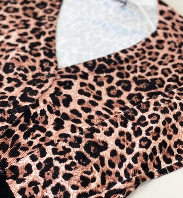 LIU JO cardigan animal print leopardo - 1