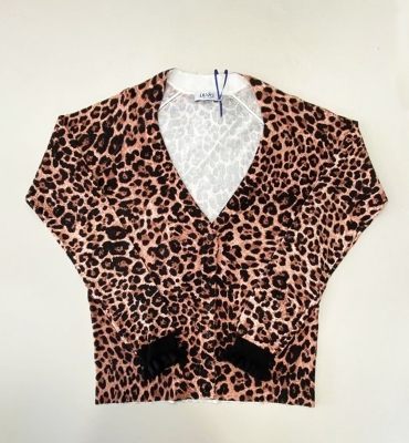 LIU JO cardigan animal print leopardo - 2