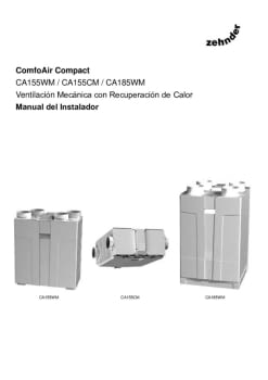 ZEHNDER COMFOAIR CA155CM MANUAL INSTALACION BASICO.pdf