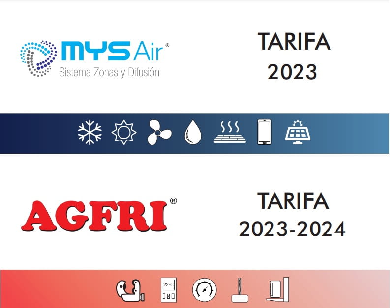 NUEVA TARIFA AGFRI 2023-2024 Y MYSAir 2023
