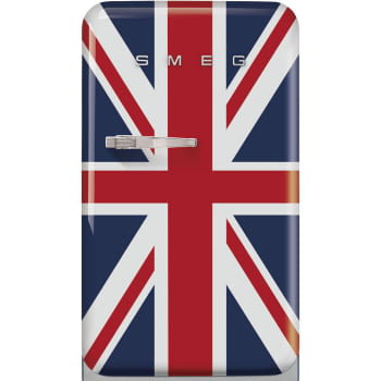 Frigorífico + congelador Mini Color Bandera UK Smeg FAB10RDUJ5 | Retro Años 50 | Bisagra Derecha | Clase E