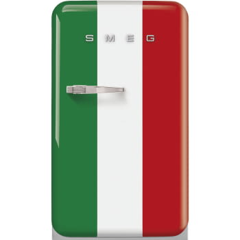 Frigorífico Mini Bandera Italiana Smeg FAB10HRDIT5 | Retro Años 50 | Bisagra derecha | Clase E
