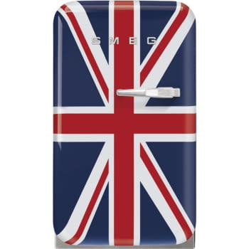 Frigorífico Minibar Bandera Reino Unido Smeg FAB5LDUJ5 | Retro Años 50 | Bisagra Izquierda | Clase D