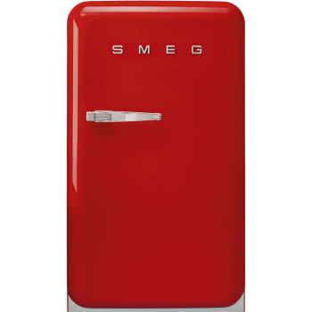 Frigorífico + Congelador Mini Rojo Smeg FAB10RRD5 | Retro Años 50 | Bisagra Derecha | Clase E