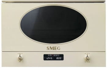Microondas Colonial Smeg Integrable MP822PO Crema | 6 funiones | 850 W Micro | 1250W Grill