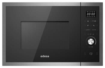 Microondas  Integrable Edesa EMW-2530I-GX BK  | Negro | 900 w | grill a 1200W | 25L