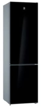 Frigorífico Combi Balay 3KFD765NI de 203x60cm | Cristal Negro | cajón ExtraFresh | No Frost | Clase D