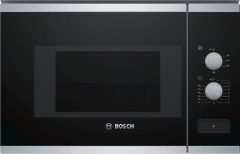 Microonas integrable Bosch BFL520MS0 | 20L | 800w | Cristal Negro - Inox | Serie 4