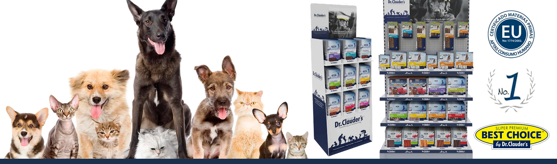 Calidad catálogos productos mascotas Dr.Clauder's