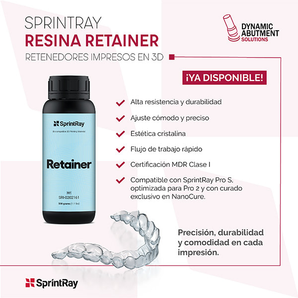 Nueva resina para retenedores