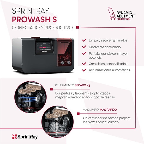 SprintRay ProWash S: sube el nivel de limpieza