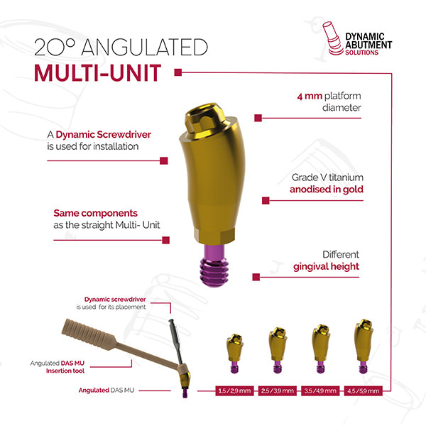 DAS Multi-Unit angulado 20º