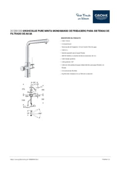 Ficha producto GROHE 30588000