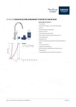 Ficha producto GROHE 30383000