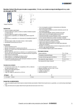 Fitxa producte GEBERIT 111.791.00.1