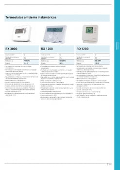 Fitxa producte BAXI Termostats inal·làmbrics